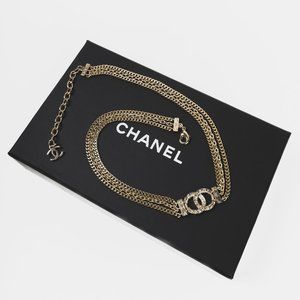 Small Link Necklace with Vintage Chanel Charms – Accent's Novato